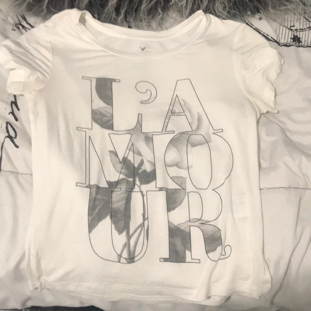 American eagle white shirt